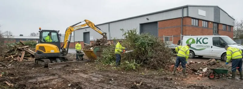 Commercial site clearance in Cheshire