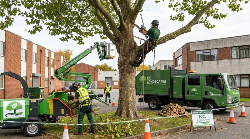 Tree removal in Runcorn by KC Landscapes