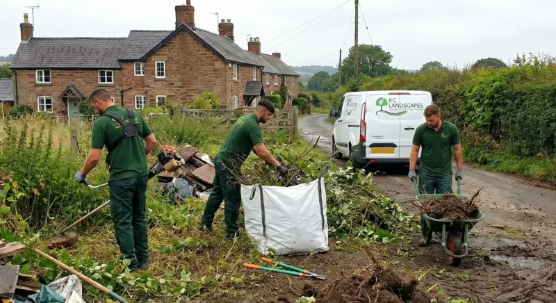 Residential garden clearance in Cheshire
