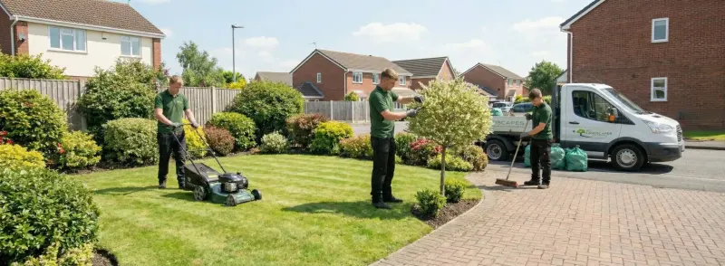 Residential garden tidy in Runcorn